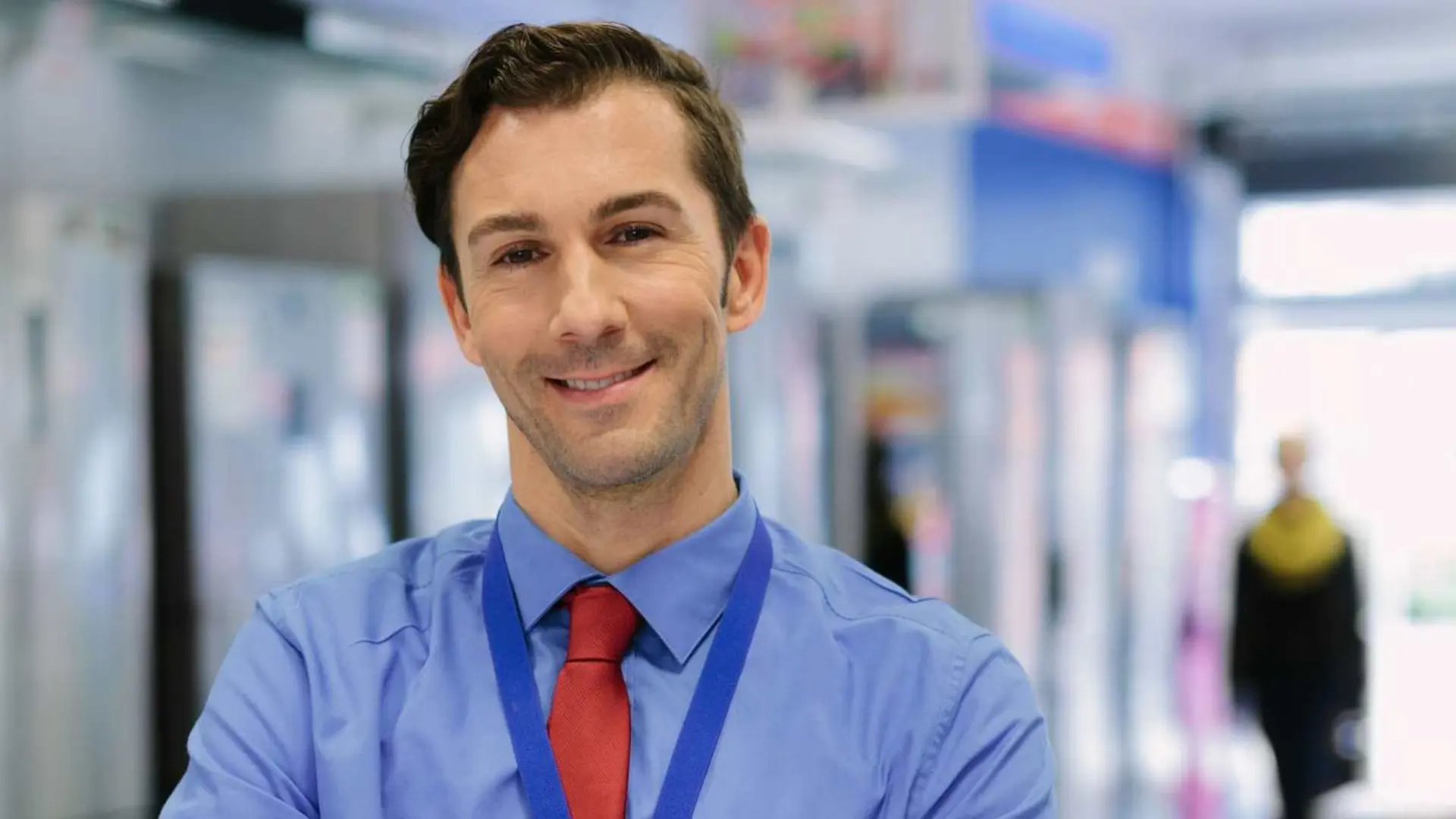 Retail Manager at work